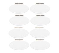 Uonlytech 8 pièces Couvercles Ronds de Protection pour Plafonnier Lot Vis Cache Prise Décoratif Résistant Adapté Aux de Plafond Encastrées pour Usage Domestique et Réparation Esthétique