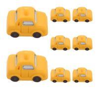 Uonlytech 8 pièces Miniature Taxi Figurines Micro Landscape DIY Decoration Small Car Models for Home Office Traffic Scene Ornaments