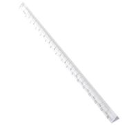 Uonlytech 8 Pièces Règle Triangulaire Claire en Ps 15cm Échelle Métrique, Outil Sûr pour Dessiner, pour Étudiants et Fournitures Scolaires