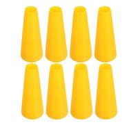 Uonlytech 8 Pièces Tube de Rangement pour Fil en Plastique PVC Conique, Construction Stable et Architecture Avancée, pour Tricot et Travaux Manuels