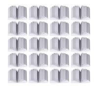 Uonlytech 80 Pièces Miniature Dollhouse Blank Books with Real Flipping Pages for Pretend Play and Craft Decoration Tiny Notebooks for Dollhouse Accessories and Storytelling