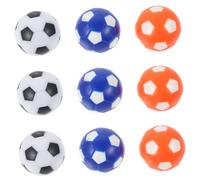 Uonlytech 9 pièces Boules Football Table Colorées Mini Ballons Foot Remplacement Accessoires Jeu de Football de Table Bureau Jeux