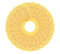 Uonlytech 900pièces Papier Sacrifice Jaune Sacré pour Culte Ancêtres Offrande Funéraire Pratique Memorial