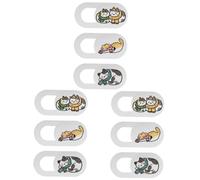 Uonlytech 9pièces Cache Caméra pour Ordinateur Portable Tablette Et Smartphone Vie Privée Adhésif Et Design Original Chat