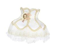 Uonlytech Abat-jour Dentelle Vintage Festonné Tissu Romantique Style Français pour Lampe de Table et Lampadaire Cache Abat-jour Élégant Tissu Compatible Multi-lampes Ambiance Chic