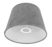 Uonlytech Abat-Jour en Tissu Gris pour Lampe de Table et Lampadaire Diamètre 185 CM Abat-Jour Cylindrique Réutilisable pour Salon Chambre et Bureau Éclairage Intérieur Décoratif