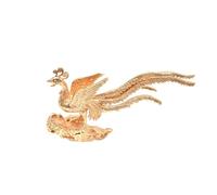 Uonlytech Accessoires de Coiffure en Laiton pour Femmes 1 Pièce Patch Vintage de Bricolage pour Vêtements Décoration Festive Artisanat Élégant