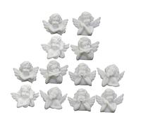 Uonlytech Accessoires DIY Ailes D'ange Vintage Baroques 20 Pièces Blanc pour Loisirs Créatifs Femme Décoration Soi-même Bijoux à Créer Fête Loisirs