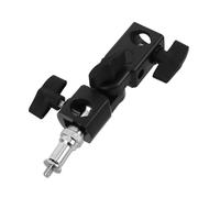 Uonlytech Accessoires Photo Support de Parapluie Pince de Lampe de Poche Adaptateur Sabot Support de réflecteur de Photographie de Lampe de Photographie Noir