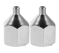 Uonlytech Accessoires pour aérographe : kit d'adaptateurs pour mini-tuyau d'aérographe de 1/4 à M5, raccord rapide pour compresseur d'air, raccords et accessoires en alliage.