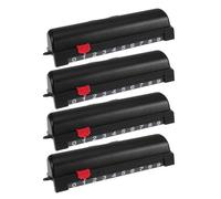 Uonlytech Accessoires pour Table Air Hockey 4 Pièces Compteur de Score Noir Compatible Foot Unités de Pointage pour Table de Jeu Arcade Indicateur de Score Précis et Solide pour Parties