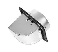 Uonlytech Acier Clapet Facile en Inoxydable Anti-retour Anti-refoulement 100mm, Installation, Hotte Cuisine pour Conduit Collectif