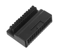 Uonlytech Adaptateur ATX Pin à Angle Droit pour Alimentation Carte Mère Connecteur Mâle vers Femelle Gestion Optimisée des Câbles et Compatible Pc DIY Compact