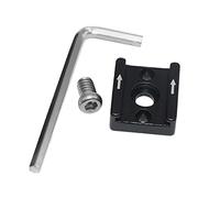 Uonlytech Adaptateur de Flash à Griffe Porte-Accessoires en Alliage D'aluminium Solide, Lot de 2 Set de Supports de Griffe Métallique Réglables pour Appareil Photo, Usage Professionnel