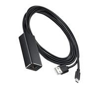 Uonlytech Adaptateur Micro USB vers Rj45 Noir en PVC, Convertisseur Réseau Plug and Play Portable, pour TV Stick sans Mise en Mémoire Tampon