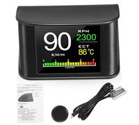 Uonlytech Afficheur Voiture Portable LCD pour Compteur Vitesse Numérique Affichage GPS et Navigation Facile à Installer Compatible Véhicules Quotidiens et Déplacements