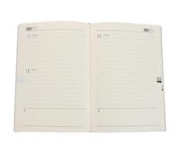 Uonlytech Agenda Planificateur 2027 A5 Noir Suivi de Progression, Pages Résistantes à L'encre en Papier et Cuir Pu pour Organisation Personnelle et Professionnelle