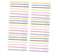 Uonlytech Aiguilles à Tricoter en Plastique ABS 55 CM Lot de 1000 Pièces Multicolores Outil pour Apprendre à Tricoter Pulls et Accessoires Faits Main Aiguilles à Couleur Aléatoire