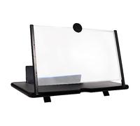 Uonlytech Amplificateur Écran De Téléphone Extracteur Noir Support De Loupe Pratique pour Regarder Et Transporter Facilement