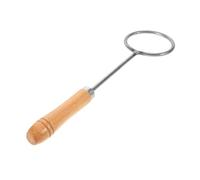 Uonlytech Anneau de Coupe en Fer pour Bouteille en Verre Poignée en Bois, Outil de Découpe Précis pour Projets DIY et Loisirs Créatifs