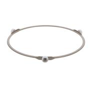 Uonlytech Anneau de Plateau Tournant pour Four à Micro-ondes, Support à Rouleaux Pivotants Diamètre 22,2 Cm, 15 Rouleaux, Bague de Support en Plastique Solide, Pièce Détachée Compatible