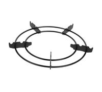 Uonlytech Anneau de Support en Fonte Épaisse Antidérapante pour Plaque de Cuisson à Gaz Wok, Accessoire la Cuisine pour Casseroles et Poêles en Fonte, Usage Cuisine
