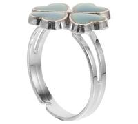 Uonlytech Bague pour Garçon Fille Motif Trèfle à Quatre Anneau de Changement de Couleur Bague Humeur pour Fille Design Créatif et Confortable