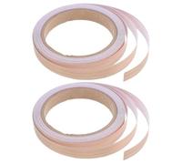 Uonlytech Bande de Bordure Adhésive Motif Bois Pin, 1,5 Cm de Large X 10 M, 2 Rouleaux, Moulure Auto-adhésive pour Meubles, Armoires, Portes et Fenêtres - Réparation et Décoration