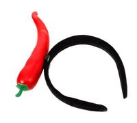 Uonlytech Bandeau Cheveux Festival Design Piment Rouge Unique Unisexe Accessoire Tête Mode Amusant