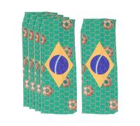 Uonlytech Bandeaux Sport Coupe du Monde en Polyester, Lot de 5 Pièces, Légers et Confortables pour Cheveux Lors D'entraînements ou Yoga