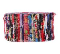 Uonlytech Bandes de Tissu en Coton 100% Pur, 36 Pièces 6,25 X 100 Cm, Assortiment Coloré pour Patchwork et Couture DIY, Tissu Artisanal Décoratif pour Quilting, Paquet et Loisirs Créatifs