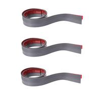 Uonlytech Bandes D'Étanchéité Acoustiques 3 Pièces Bandes Coupe-Vent En Pvc Anti-Collision Pour Isolation Phonique Et Protection Des Portes Réduction Du Bruit Et Économie D'Énergie