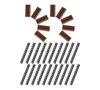 Uonlytech Bloc D’affichage des Prix pour Bijoux, Base Bois Plastique | Affichage Clair, Installation et Retrait Faciles, Réglage du Tarif, pour Boutiques de Montres et Bijouteries