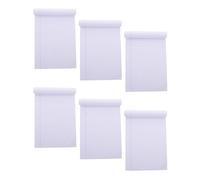 Uonlytech Bloc-notes Juridique à Grands Carreaux, 30 Papier Blanc | Format Légal, Lignes Larges pour Écriture Nette, Usage en Réunions et Salles de Classe, Lot de Six