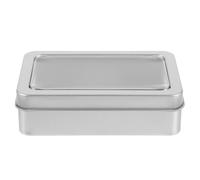 Uonlytech Boîte à Dés de Rangement en Métal Argenté avec Mousse Protectrice | Étui Compact à Couvercle Sécurisé, Absorption des Chocs, pour Collectionneurs et Joueurs en Déplacement