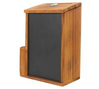 Uonlytech Boîte à Dons Murale en Bois Massif avec Serrure Boîte à Suggestions avec Fente Urne en Bois pour Collecte Sécurisée pour Églises Événements Caritatifs et Espaces Publics