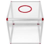 Uonlytech Boîte à Dons Transparente Acrylique pour Tirage Au Sort Urne Claire avec Fente Facile à Assembler pour Événements et Collectes de Fonds