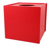 Uonlytech Boîte à Loterie Rouge en PVC, Portable pour Fêtes et Bureaux
