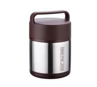 Uonlytech Boîte à Lunch Isotherme Facile à Transporter en Acier Inoxydable 1.8l Double Couche et Couvercle à Fermeture Rapide pour Bureau et École