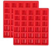 Uonlytech Boîte à Monnaie Plastique Rouge 2pcs Structure Multi-grilles pour Trier et Organiser les Pièces Rapidement et Efficacement Quotidien