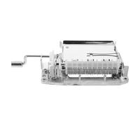 Uonlytech Boîte à Musique à Manivelle DIY avec 30 Notes, Mécanisme Musical Mécanique en Cuivre, Outil Créatif pour Composer Mélodies, Kit Complet pour Projets Artistiques et Réparation