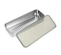 Uonlytech Boîte Alimentaire Hermétique Inox avec Couvercle Conteneur de Conservation Capacité Importante Boîte Réfrigérateur Empilable pour Fruits Frais Salade et Repas pour Maison et