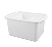 Uonlytech Boîte de Nettoyage pour Effaceur de Tableau Noir Récipient pour Effaceur de Tableau Noir Rectangulaire Plastique Blanc Drainage Rapide à Suspendre pour Craie École Classe