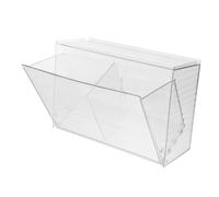 Uonlytech Boîte de Rangement Or monté boites de Stockage Pendaison Dame Coffre de Rangement Etagere de Rangement boîtes murales conteneur d'articles Divers PC Transparent