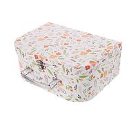 Uonlytech Boîte De Rangement Portable Pour Garçon Et Filles De Fleur Léger Solide Mini Valise Stockage Papeterie Jouets Voyage Présents Scolaires Saison Printemps