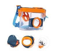 Uonlytech Boîte Loupe Insecte Garçon Fille Double Lentille Observation Nature Portable Léger Jeu Éducatif Exploration Extérieure