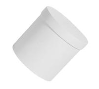 Uonlytech Boîte Ronde en Papier Blanc pour Bouquet, Mini Seau Polyvalent pour Fleurs Fraîches, Emballage Raffiné pour Mariages et Célébrations