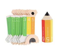 Uonlytech Boîtes de Rangement pour Desserts en Papier Coloré Forme Crayon Lot de 20 Pièces Boîtes à Biscuits Portables pour Articles de Fête et Bocaux à Bonbons Faciles à Transporter