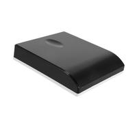 Uonlytech Boîtier de Prise Étanche Noir à Glissière Adhésive pour Salle | Protection Imperméable en Plastique, Réduit les Risques de Court-circuit, Compatible Panneaux Muraux Standard