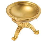 Uonlytech Bol D’Autel Décoratif en Métal Doré Bol D’Offrande Sacrée pour Prière et Contemplation pour Rituels Religieux Décoration de Table Festive Coupe D’Offrande Résistante et Légère